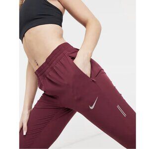 Nike Burgundy Dri-FIT Swift Running Pants